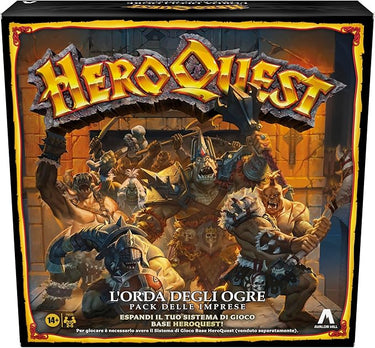 Avalon Hill, HeroQuest, Pack de Las Empresas La Horda de los Obras, Juego para Roleplay, para Jugar es Necesario Tener el Sistema de Juego Base HeroQuest - Versión Italiana